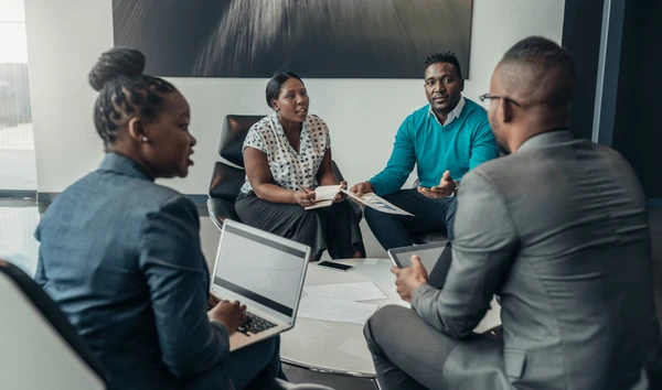 team african bussines people debating 600nw 1272443623